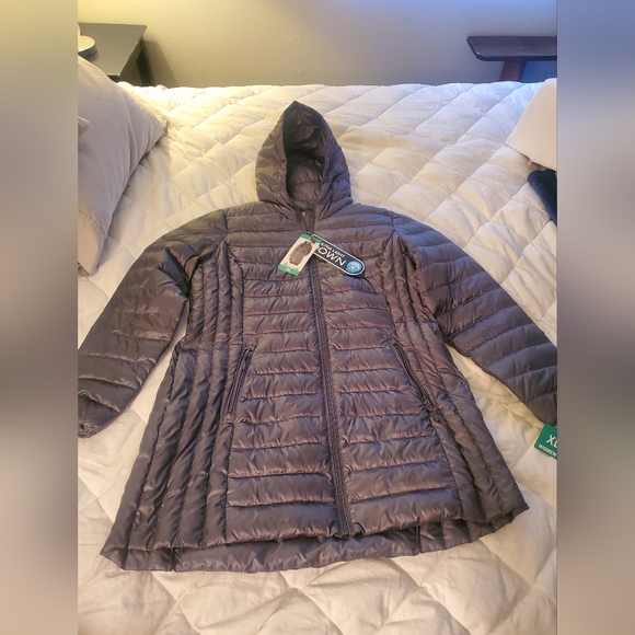 Jackets & Coats Aventure Ladies Lightweight Down Jacket Grey Rosin Xl